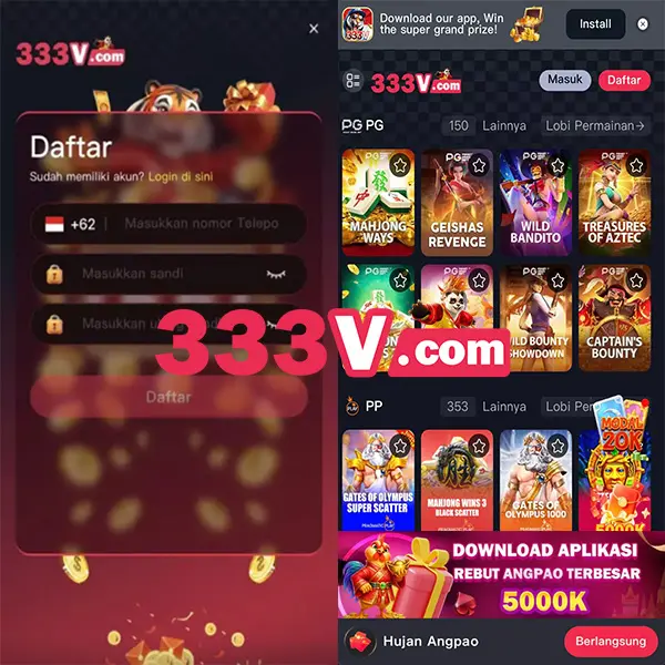 333v Masuk